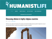 Tablet Screenshot of humanistlife.org.uk